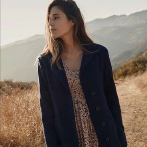 Christy Dawn Vera Coat in Midnight Navy NWT